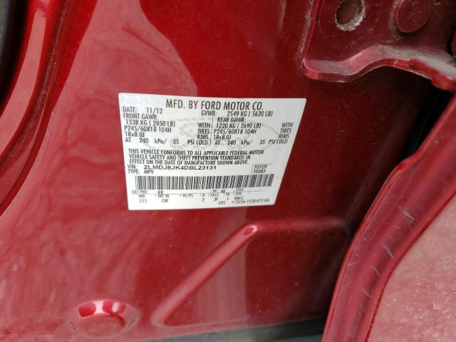 Photo 14 from auction – 2013 LINCOLN MKX with VIN 2LMDJ8JK4DBL23131