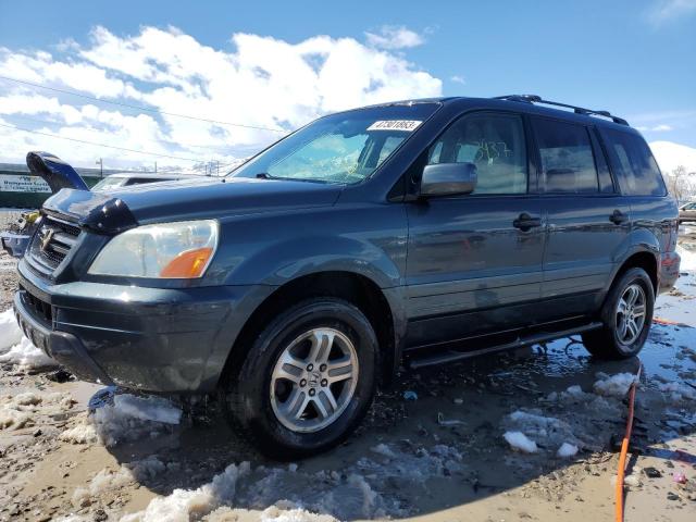 HONDA PILOT EXL 2004 with VIN 5FNYF18594B008659 - Photo from auction