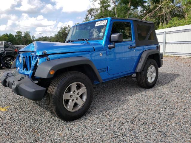 JEEP WRANGLER S 2015 with VIN 1C4AJWAG5FL692649 - Photo from auction
