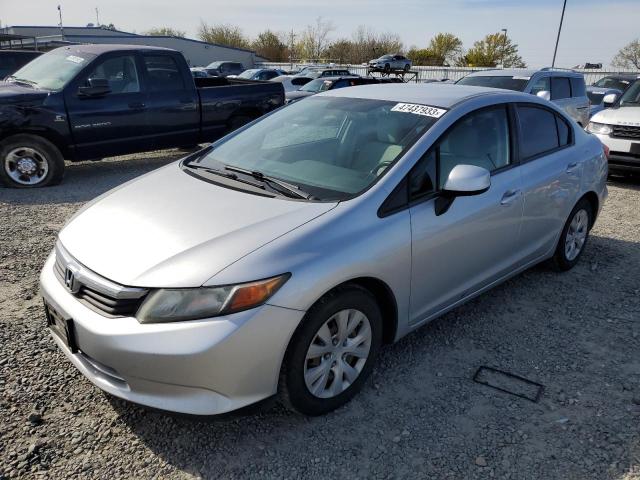 HONDA CIVIC LX 2012 with VIN 19XFB2F53CE317673 - Photo from auction