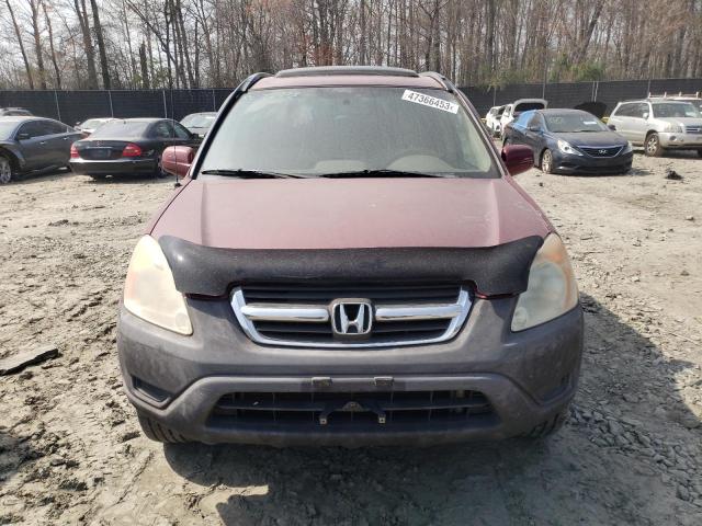 Photo 5 from auction – 2004 HONDA CR-V EX with VIN SHSRD78824U237703