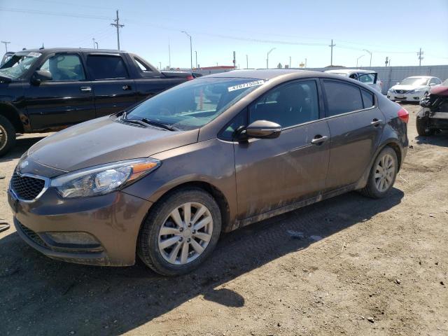 KIA FORTE LX 2014 with VIN KNAFX4A67E5251492 - Photo from auction