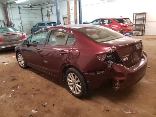 Фото 2 с аукциона – 2012 HONDA CIVIC EX с VIN 2HGFB2F89CH502634