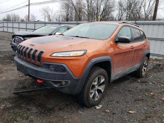 JEEP CHEROKEE T 2015 with VIN 1C4PJMBSXFW740338 - Photo from auction