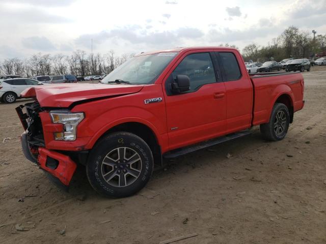 FORD F150 SUPER 2017 with VIN 1FTEX1EP0HKE08379 - Photo from auction