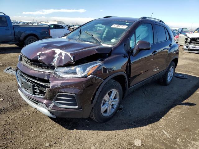 CHEVROLET TRAX 1LT 2021 with VIN KL7CJPSB0MB360118 - Photo from auction