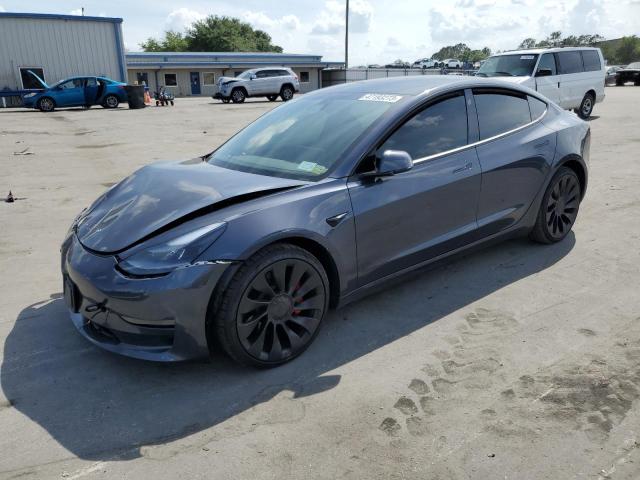 TESLA MODEL 3 2023 with VIN 5YJ3E1EC2PF398752 - Photo from auction
