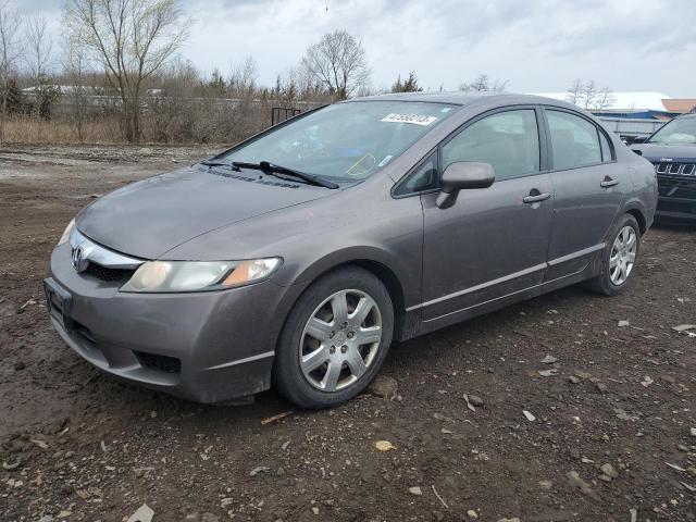 Photo 1 from auction – 2009 HONDA CIVIC LX with VIN 19XFA16569E041334