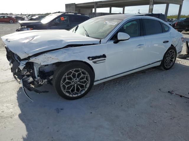 GENESIS G80 BASE 2022 with VIN KMTGB4SC4NU137452 - Photo from auction
