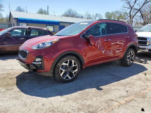 KIA SPORTAGE E 2022 with VIN KNDPNCAC4N7959619 - Photo from auction