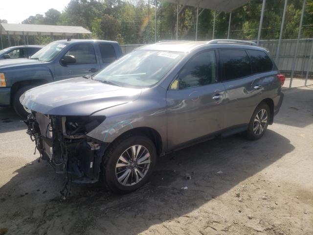 NISSAN PATHFINDER 2018 with VIN 5N1DR2MN0JC619721 - Photo from auction