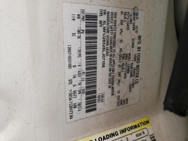 Photo 14 from auction – 2008 LINCOLN NAVIGATOR with VIN 5LMFU28528LJ07158