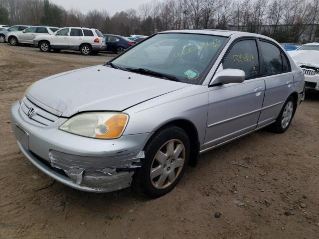HONDA CIVIC EX 2002 with VIN 1HGES26762L069990 - Photo from auction