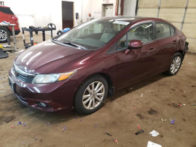 HONDA CIVIC EX 2012 с VIN 2HGFB2F89CH502634 - Фото с аукциона