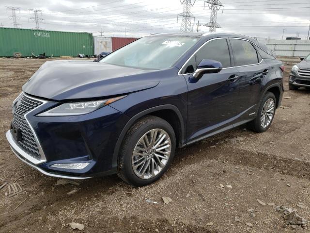 LEXUS RX 450H 2022 with VIN 2T2JGMDA2NC082073 - Photo from auction