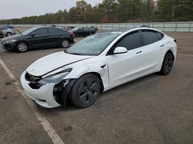 TESLA MODEL 3 2022 with VIN 5YJ3E1EA7NF235784 - Photo from auction