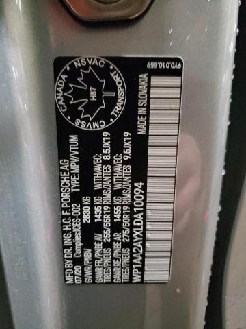 Photo 14 from auction – 2020 PORSCHE CAYENNE with VIN WP1AA2AYXLDA10094