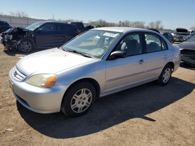 HONDA CIVIC LX 2002 with VIN 1HGES16532L044523 - Photo from auction