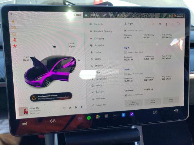 Photo 9 from auction – 2018 TESLA MODEL 3 with VIN 5YJ3E1EA9JF160354