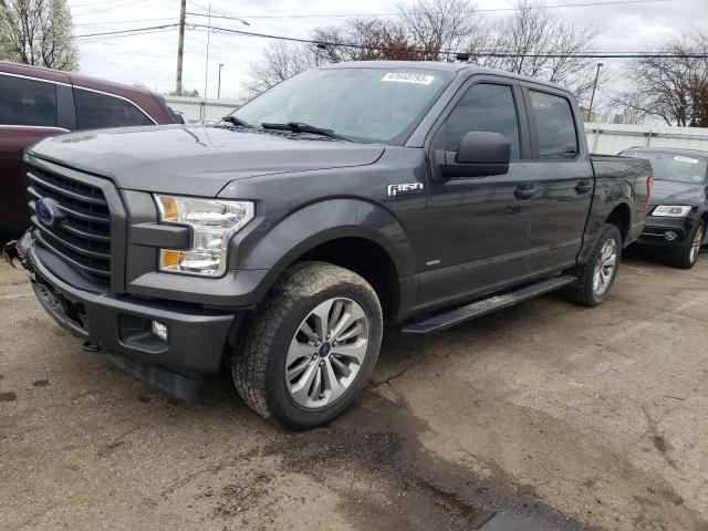 FORD F150 SUPER 2017 with VIN 1FTEW1EP3HFB63928 - Photo from auction