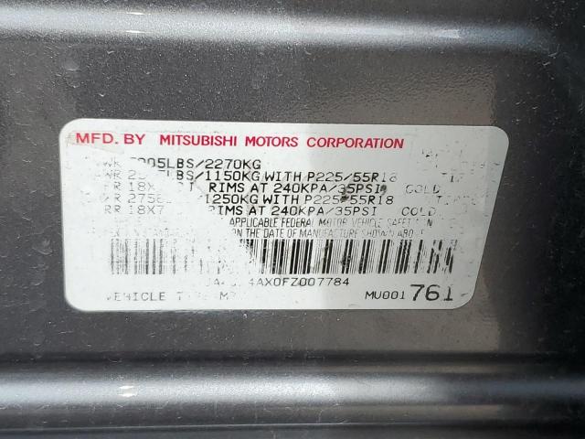 Photo 14 from auction – 2015 MITSUBISHI OUTLANDER with VIN JA4JZ4AX0FZ007784