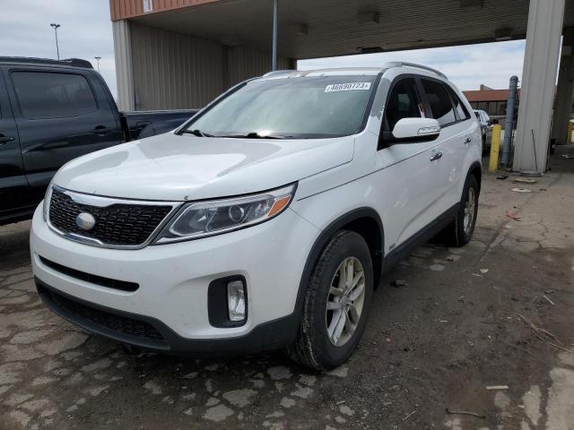 KIA SORENTO LX 2014 with VIN 5XYKTDA63EG513819 - Photo from auction