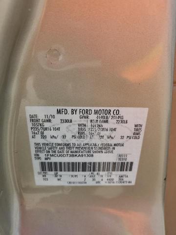 Photo 14 from auction – 2011 FORD ESCAPE XLT with VIN 1FMCU0D73BKA91308