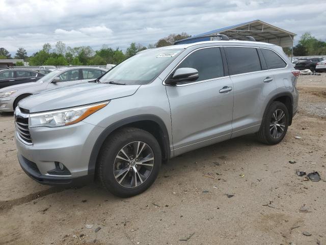 TOYOTA HIGHLANDER 2016 with VIN 5TDKKRFH0GS139248 - Photo from auction
