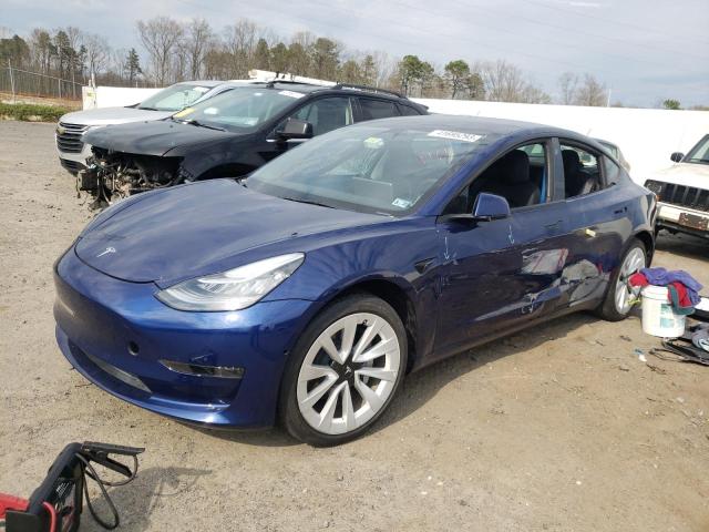TESLA MODEL 3 2022 with VIN 5YJ3E1EA0NF185455 - Photo from auction