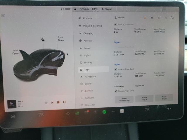 Photo 9 from auction – 2022 TESLA MODEL 3 with VIN 5YJ3E1EB9NF182885