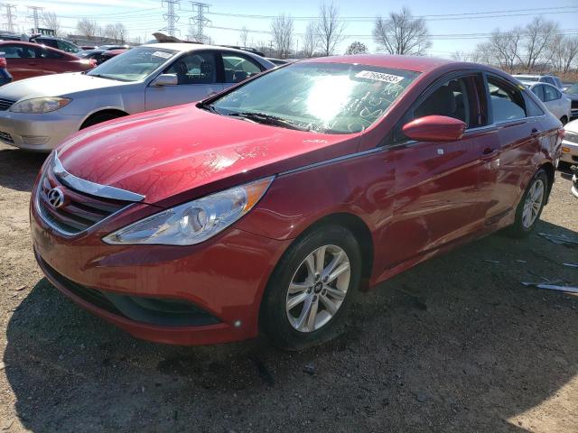 HYUNDAI SONATA GLS 2014 with VIN 5NPEB4AC1EH890793 - Photo from auction