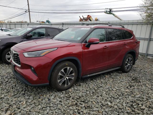 TOYOTA HIGHLANDER 2021 with VIN 5TDHZRBH7MS073725 - Photo from auction