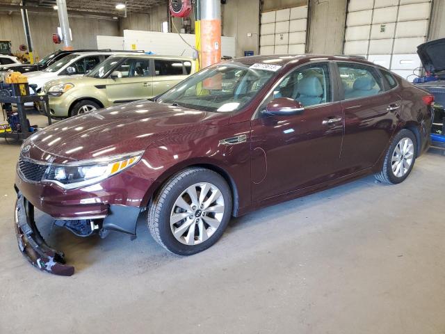 KIA OPTIMA LX 2016 with VIN 5XXGT4L36GG035802 - Photo from auction