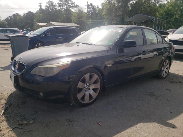 BMW 530 I 2007 with VIN WBANE73557CM45508 - Photo from auction