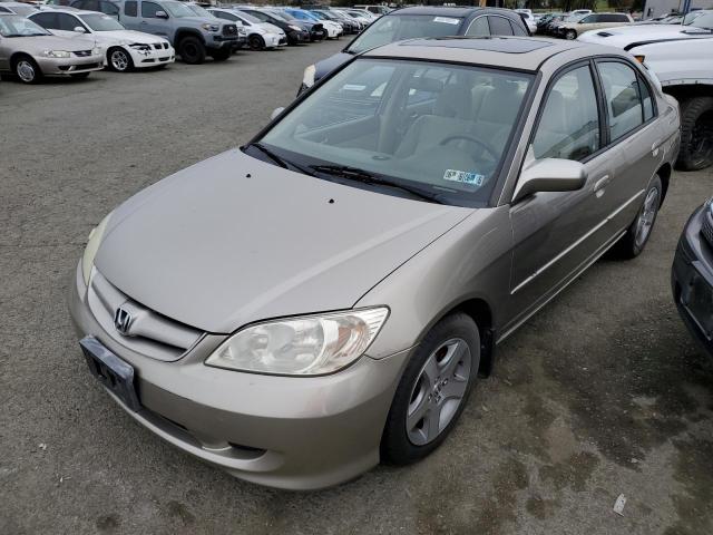 HONDA CIVIC EX 2004 with VIN 2HGES267X4H522623 - Photo from auction