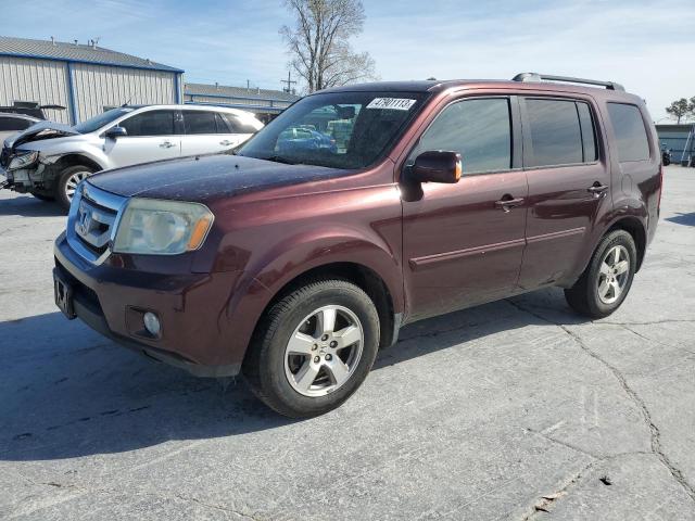 HONDA PILOT EXL 2010 with VIN 5FNYF3H53AB012715 - Photo from auction
