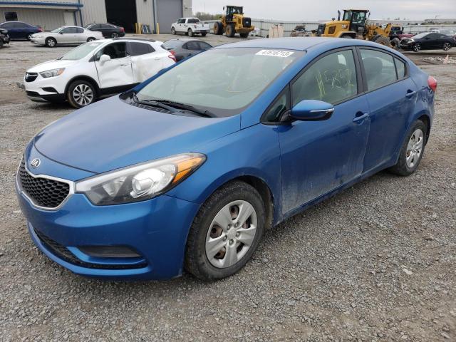 KIA FORTE LX 2015 with VIN KNAFX4A65F5277994 - Photo from auction