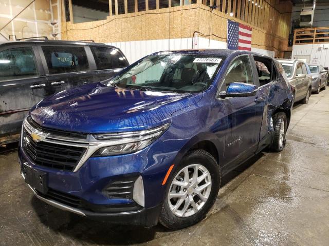 CHEVROLET EQUINOX LT 2022 with VIN 3GNAXUEV3NL282938 - Photo from auction