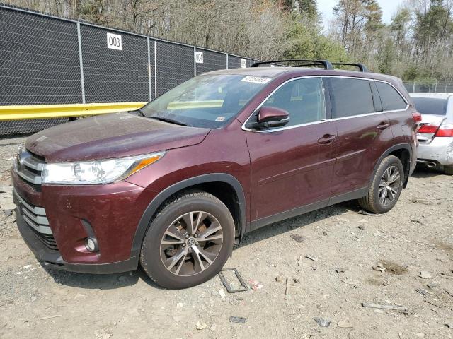 TOYOTA HIGHLANDER 2019 with VIN 5TDBZRFH9KS728612 - Photo from auction