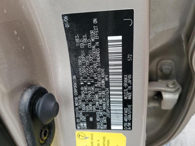 Photo 14 from auction – 2006 TOYOTA HIGHLANDER with VIN JTEDP21A960107634