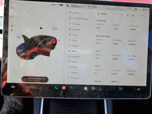 Photo 9 from auction – 2019 TESLA MODEL 3 with VIN 5YJ3E1EBXKF387207