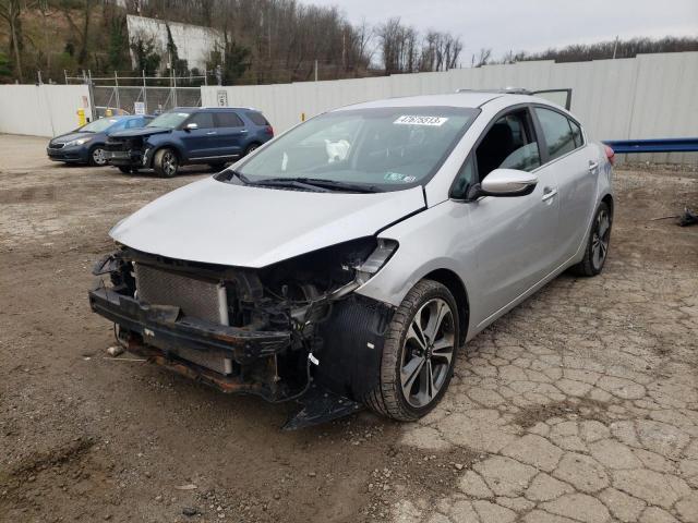 KIA FORTE EX 2015 with VIN KNAFX4A88F5345013 - Photo from auction