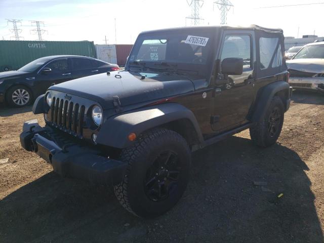 JEEP WRANGLER S 2015 with VIN 1C4AJWAG8FL528330 - Photo from auction