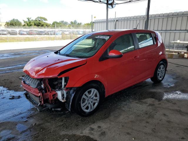 CHEVROLET SONIC 2020 with VIN 1G1JG6SB4L4119922 - Photo from auction