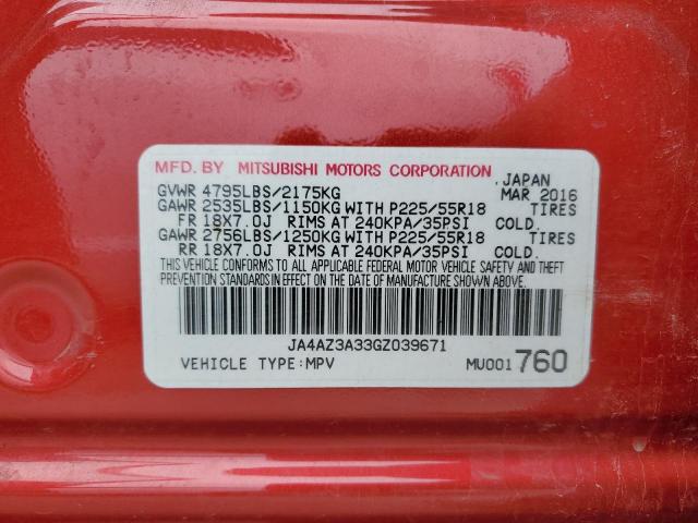 Zdjęcie 14 z aukcji – 2016 MITSUBISHI OUTLANDER z VIN JA4AZ3A33GZ039671