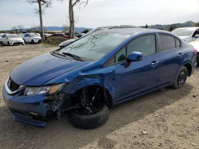 Photo 1 from auction – 2013 HONDA CIVIC LX with VIN 19XFB2F52DE280035