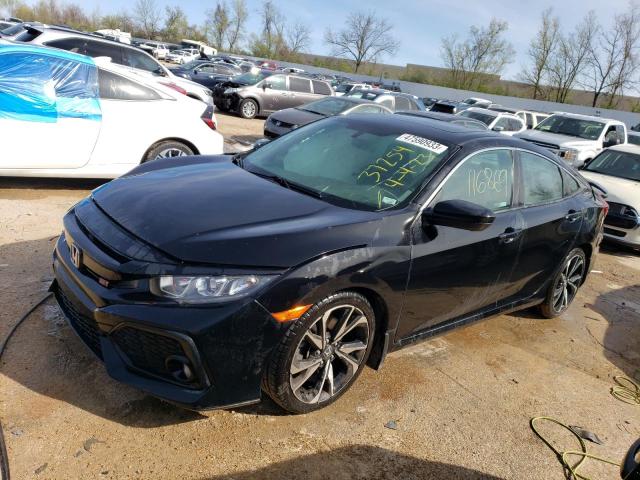 HONDA CIVIC SI 2018 with VIN 2HGFC1E55JH706620 - Photo from auction