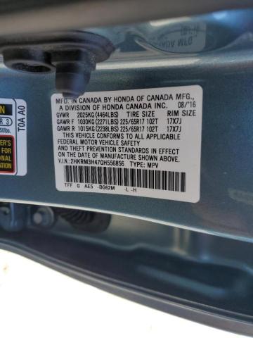 Photo 14 from auction – 2016 HONDA CR-V SE with VIN 2HKRM3H47GH556856