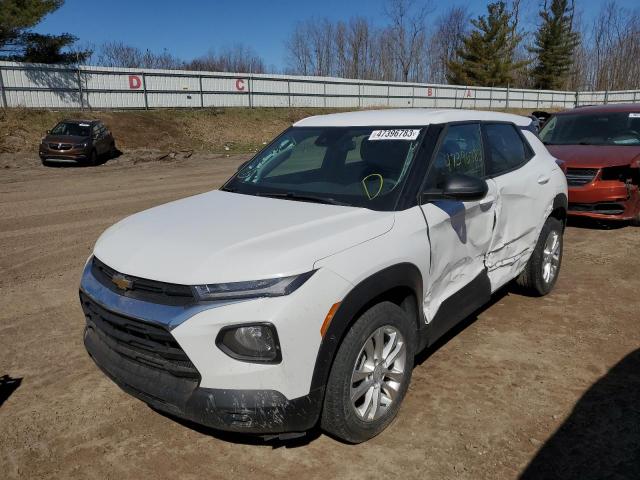 CHEVROLET TRAILBLAZE 2021 with VIN KL79MMS25MB010435 - Photo from auction