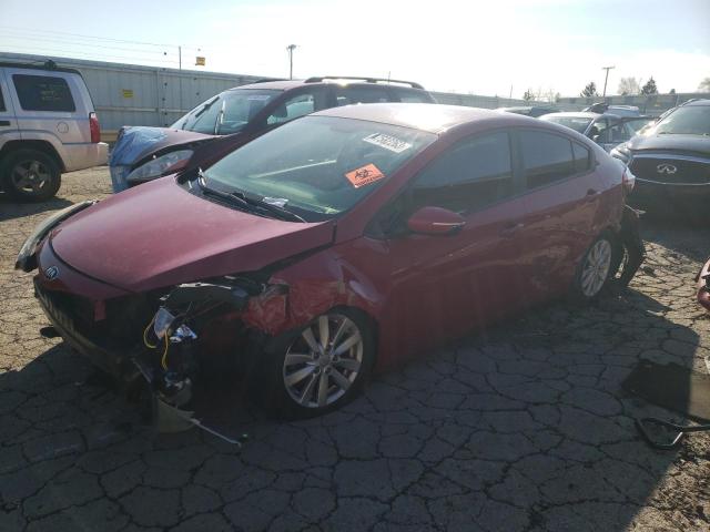 KIA FORTE EX 2015 with VIN KNAFX4A6XF5333086 - Photo from auction